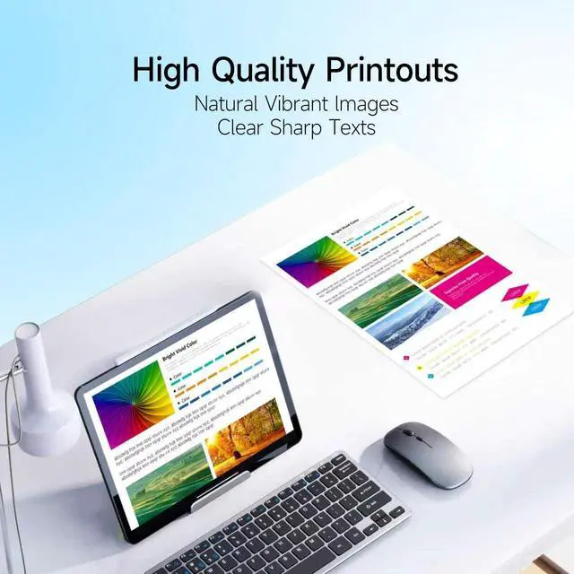 Alt view image 7 of 7 - 936 936XL Ink Cartridge Set: Compatible with 936 Ink, Suitable for HP Ink 936 936E 936XL, OfficeJet Pro 9125e 9120e 9730e 9130 9135e 9122e 9128e 9125e 9110b 9120b 4Pack