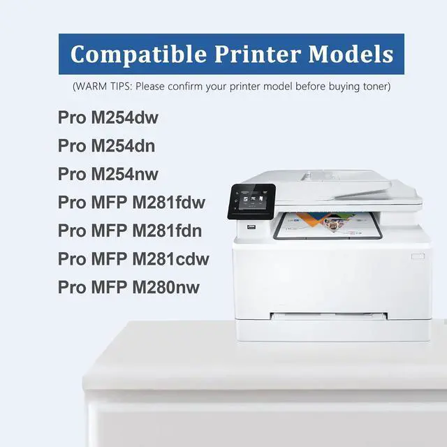 Alt view image 2 of 6 - 202A Compatible Toner Replacement for HP 202A CF500A 4 Pack