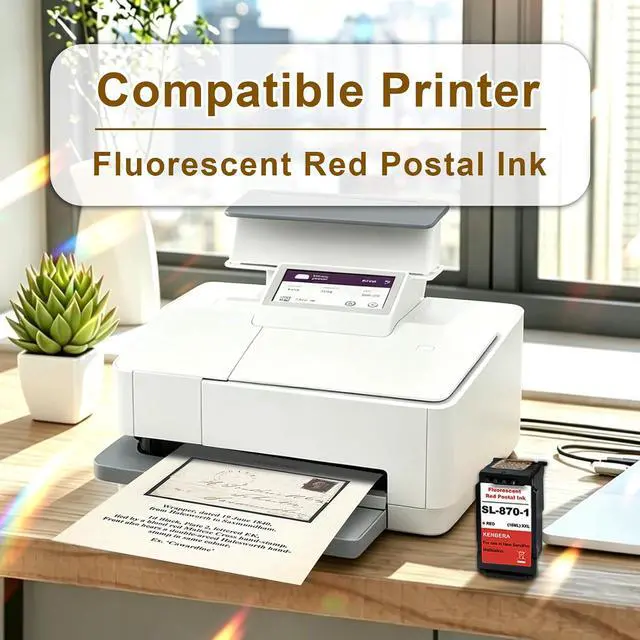 Alt view image 2 of 5 - SL-870-1 XXL Postage Red Ink Cartridge Compatible for Pitney Bowes SL870-1