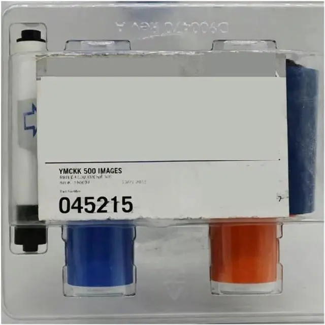 Main image of YMCKK Color Ribbon 500 Images Fit for Fargo Hid 045215 DTC 4500 4500e Card Printer