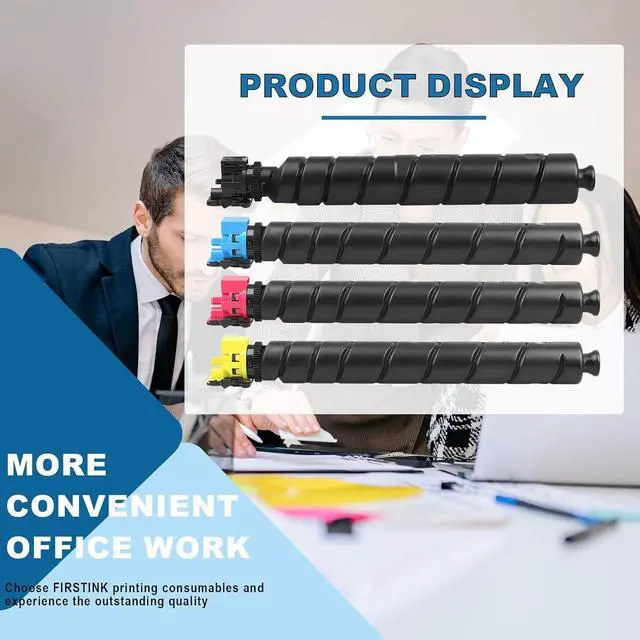 Alt view image 4 of 5 - High Yield TK-8467 Toner Cartridges TK-8467K TK-8467C TK-8467M TK-8467Y