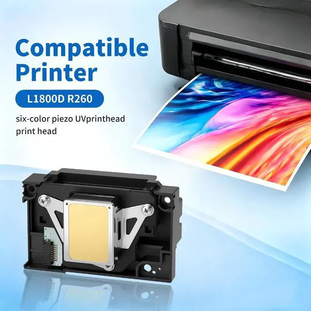 Alt view image 2 of 7 - Upgrade L1800 DTF Printhead,Includes A 9 Pin Printer Cable, Replacement for L1800 DTF Printer, L1800 L1800D R1390 R1400 R1430 R1500W R260 R270 R330 DTF Printer