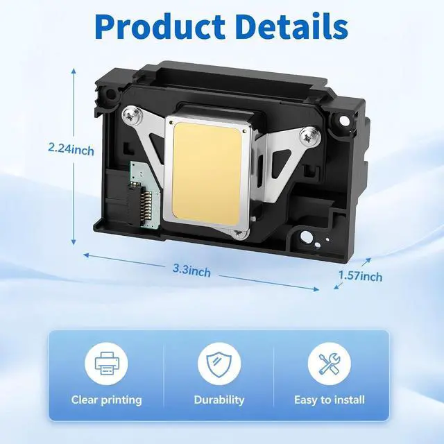 Alt view image 6 of 7 - Upgrade L1800 DTF Printhead,Includes A 9 Pin Printer Cable, Replacement for L1800 DTF Printer, L1800 L1800D R1390 R1400 R1430 R1500W R260 R270 R330 DTF Printer