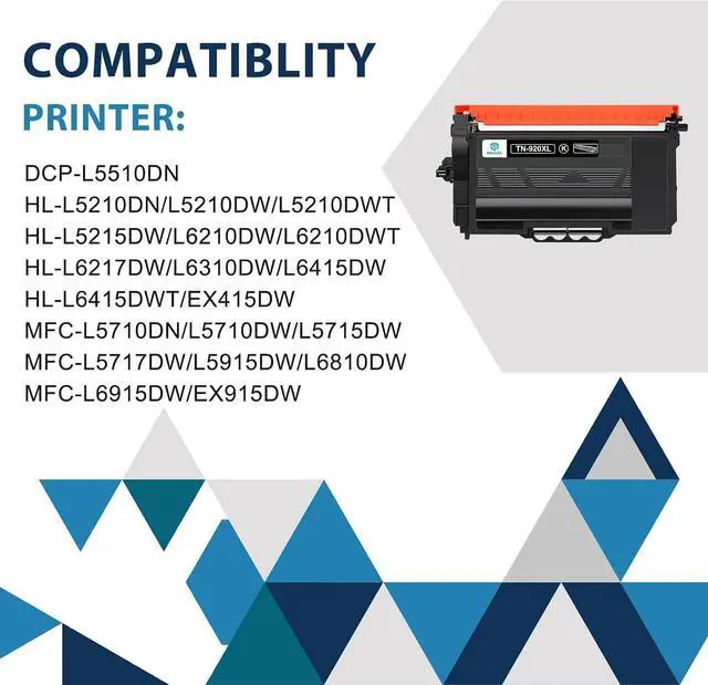 Alt view image 4 of 7 - TN920XL TN920 Toner TN 920XL 920 TN-920XL TN-920 TN920XXL TN920UXXL Black