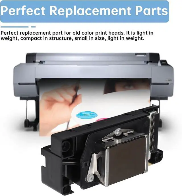 Alt view image 3 of 7 - Printhead, Print Head Replacement, Lightweight and Compact Print Head for DX5 R1800 RJ1300 R2400 2400, Print Head Replacement Parts