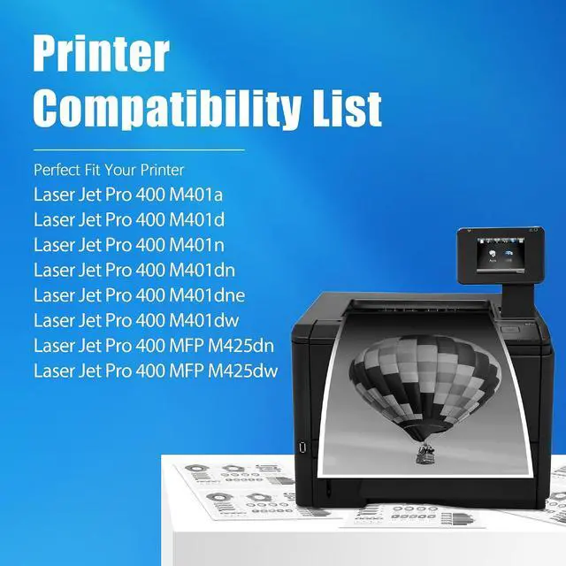 Alt view image 2 of 6 - CF280A 80A Toner Cartridge 4-Pack, Compatible for HP 80A CF280X CF280A 80X