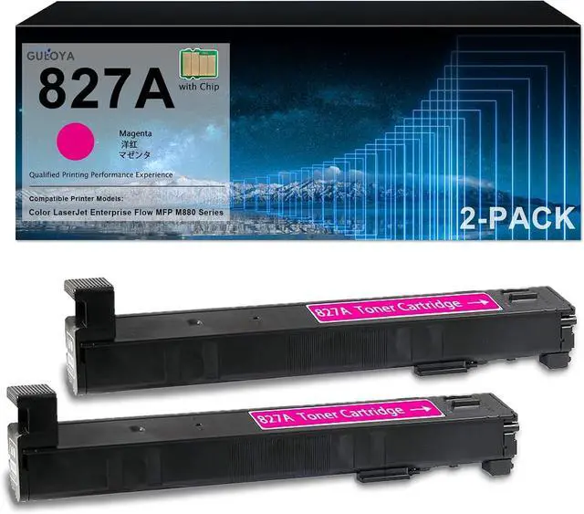 Main image of 827A Magenta Toner Cartridge with Chip (2-Pack)