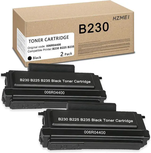 Main image of B230 B225 B235 Black Toner Cartridge with New Chip Replacement for Xerox 006R04400 Black Toner Cartridge Work with Xerox B230 B225 B235 Printer(2-Pack,3000 Pages)