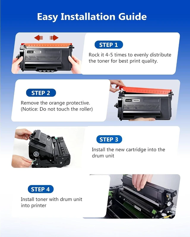 Alt view image 4 of 7 - TN920XL TN920 Black Toner Cartridge HL-L6210DW MFC-L5915DW Replacement for Brother TN 920XL TN920UXXL Work for HL-L5210DW HL-L6210DW HL-L6210DWT HL-L5210DN HL-L5215DW HL-L6310DW High Yield (2 Black)