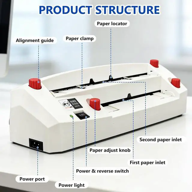 Alt view image 2 of 7 - 110V Electric Business Card Cutter for 3.5"x2.1" Cards