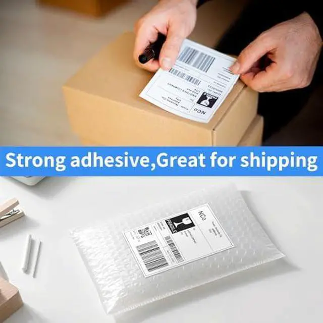 Alt view image 4 of 5 - Rongta Bluetooth Shipping Label Printer for Shipping Packages, with 100Pcs 4x6 inch Thermal Labels