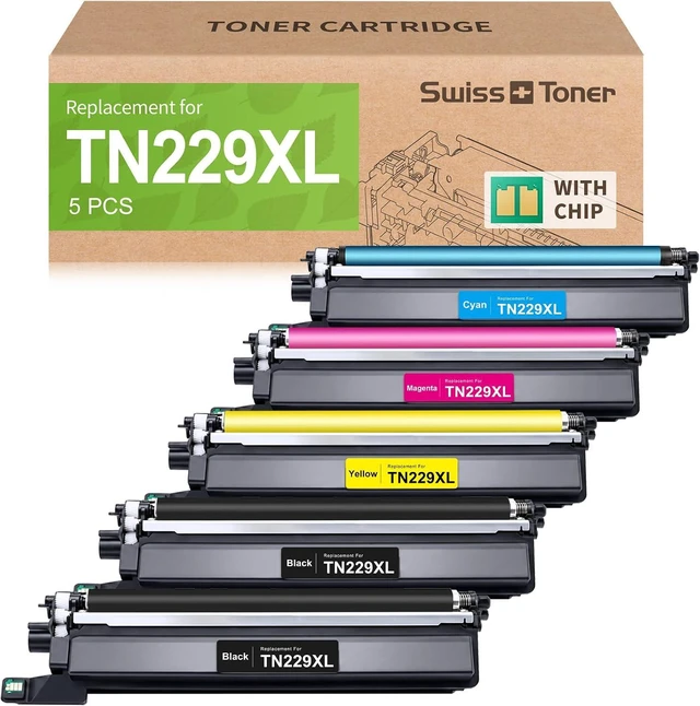 Main image of TN229XL Toner 5 Pack Comapatible for Brother MFC-L3780CDW
