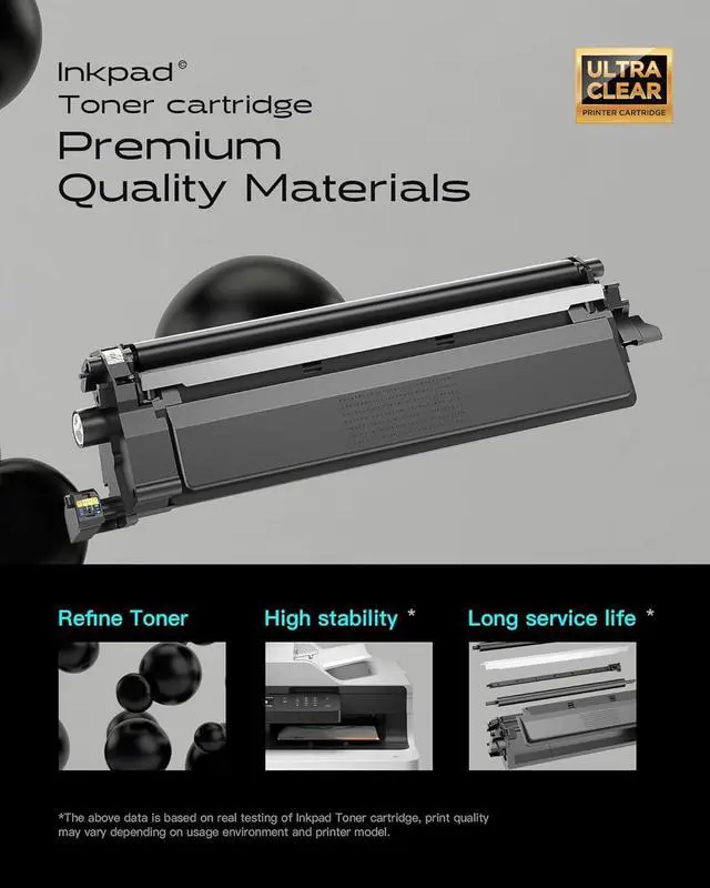 Alt view image 5 of 7 - iNKPAD TN229XL Toner Cartridges 5 Pack Replacement for Brother MFC-L3780CDW