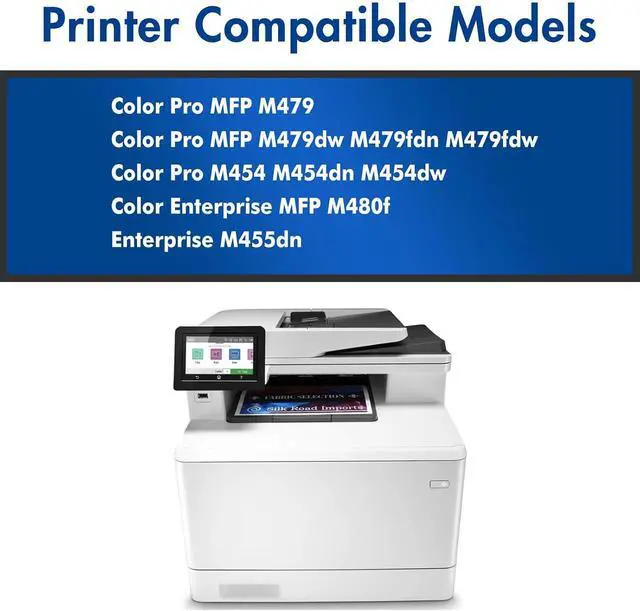 Alt view image 2 of 6 - 414X High Yield Toner Cartridges 4 Pack for HP 414A MFP M479fdw with Chip