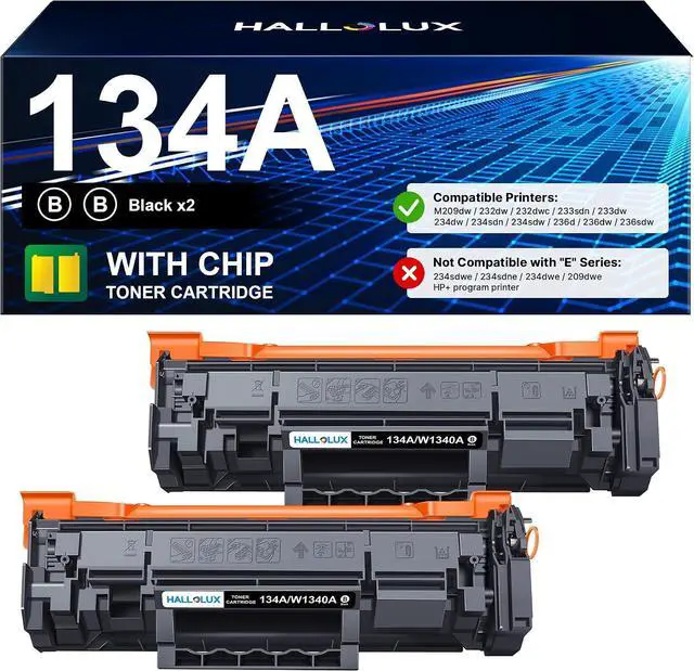 Main image of 134A Black Toner Cartridge Replacement for HP 134A 134X W1340A W1340X