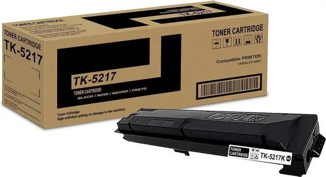 Main image of 1 Pack TK-5217K 1T02R60US0 Black Toner Cartridge High Yield Compatible TK-5217K TK5217K Replacement for Kyocera TASKalfa 406ci Printer (up to 21,000 Pages)