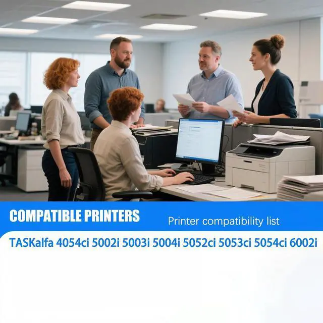 Alt view image 2 of 7 - Compatible for Kyocera WT-8500 Waste Toner Container TASKalfa 4054ci 5002i 5003i 5004i 5052ci 5053ci 5054ci 6002i Printers, High Yield 80000 Pages, with Chip (2-Pack Black)