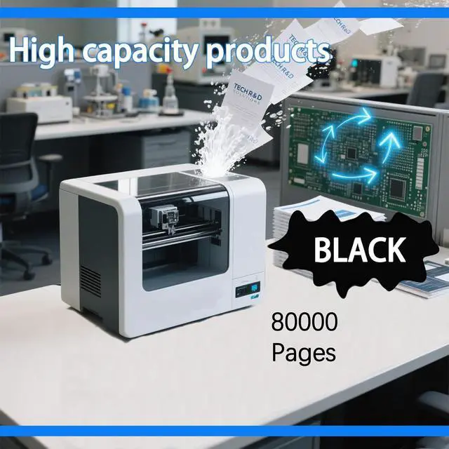 Alt view image 3 of 7 - Compatible for Kyocera WT-8500 Waste Toner Container TASKalfa 4054ci 5002i 5003i 5004i 5052ci 5053ci 5054ci 6002i Printers, High Yield 80000 Pages, with Chip (2-Pack Black)