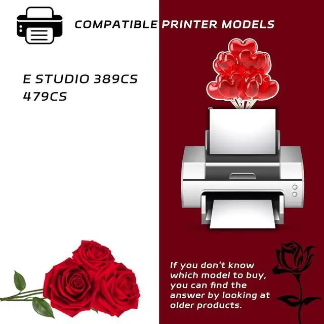 Alt view image 2 of 7 - TFC389U Toner Cartridges Compatible for Toshiba E Studio 389CS 479CS Printers, with Chip, High Yield 30000 Pages, Clear Printing (1 Pack Black)