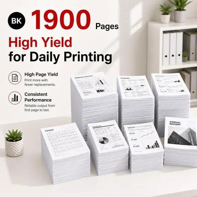 Alt view image 3 of 7 - High Yield 072 Black Toner Cartridge Replacement for Canon 072 Toner