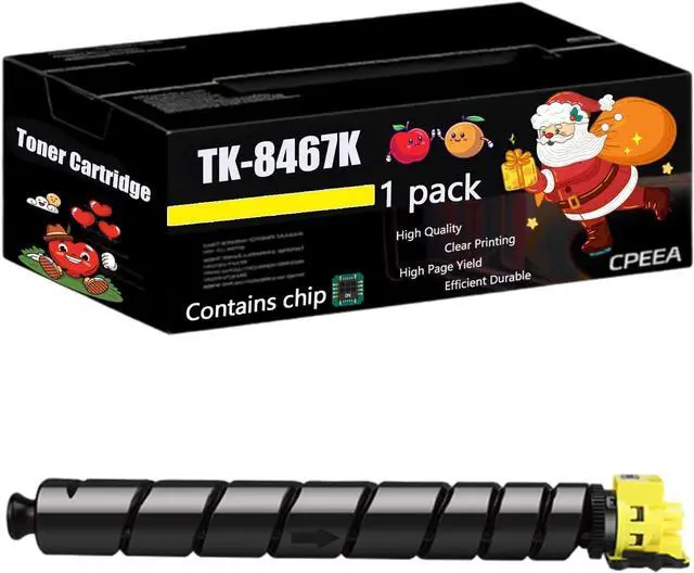 Main image of Compatible for Kyocera TK-8467K Toner Cartridge Work for Kyocera TASKalfa MZ3501ci MZ2501ci Printers, with Chip, High Yield 40000 Pages, Clear Printing (1 Pack Yellow)