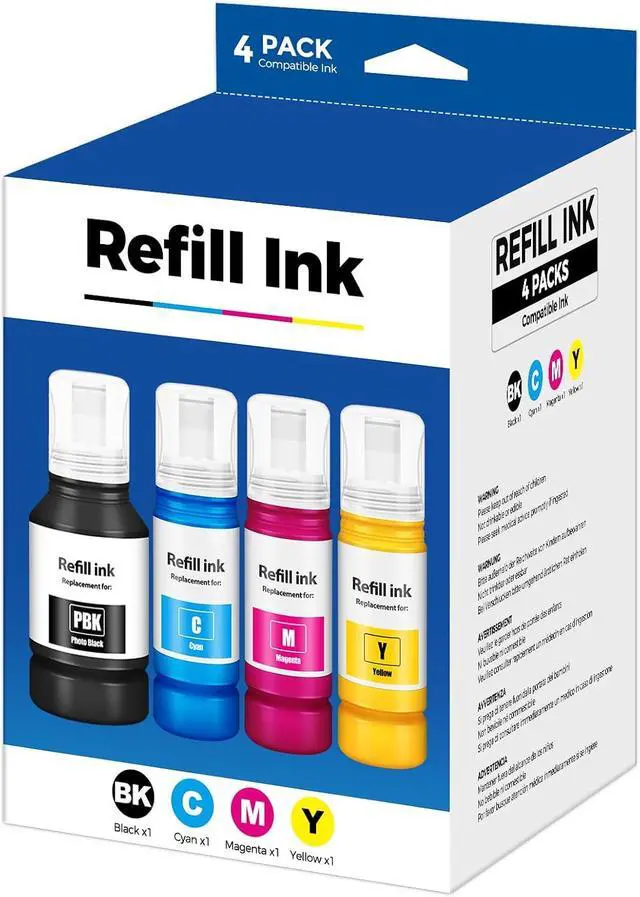 Main image of Compatible for EPT542 Ink Refill Bottles ET-5150 ET-5850 ET-5170