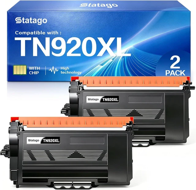 Main image of TN920XL TN920 Toner HL-L6210DW MFC-L5915DW Compatible for Brother TN 920XL TN920XXL TN920UXXL TN-920XL HL-L5210DW HL-L6210DW MFC-L5915DW HL-L6210DWT HL-L5210DN HL-L5210DWT Printer (2 Pack, Black)