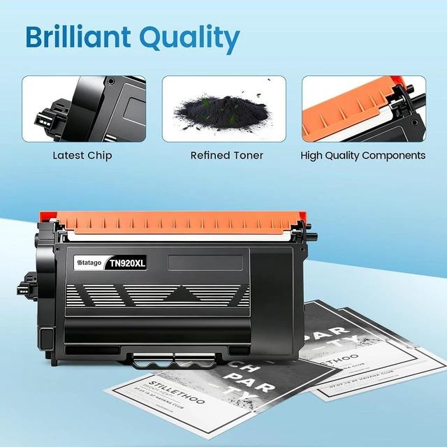Alt view image 7 of 7 - TN920XL TN920 Toner HL-L6210DW MFC-L5915DW Compatible for Brother TN 920XL TN920XXL TN920UXXL TN-920XL HL-L5210DW HL-L6210DW MFC-L5915DW HL-L6210DWT HL-L5210DN HL-L5210DWT Printer (2 Pack, Black)