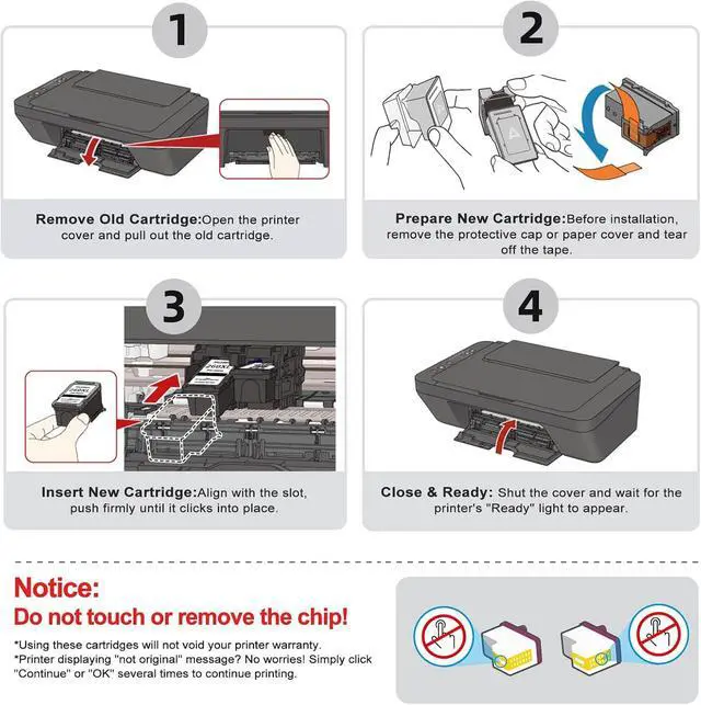Alt view image 6 of 7 - Ankink Compatible Ink Cartridges Replacement for Canon 261XL CL 261 CL261 XL Fit for Cannon TR7020 TR7020a TR7022 TS6420 TS6400 TS5300 TS5320 TS6420a Printers (Color 2-Pack)