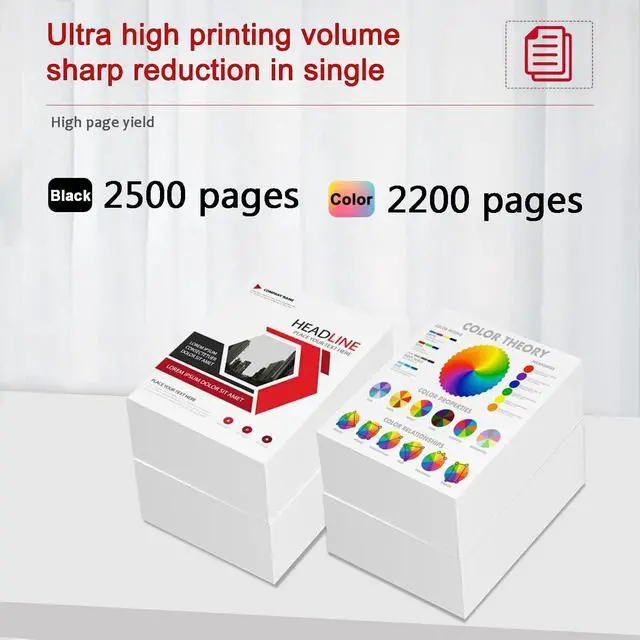 Alt view image 3 of 7 - PGI-2200XL Ink Cartridges 4-Pack Replacement for Maxify 2200 2200XL Ink