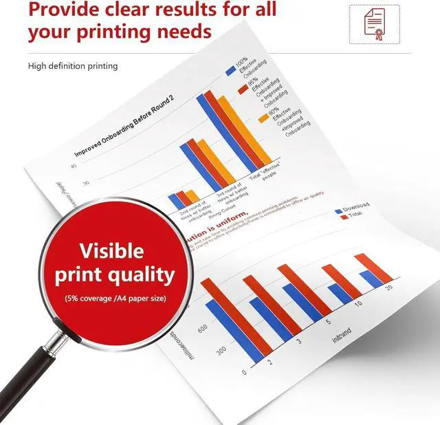 Alt view image 5 of 7 - PGI-2200XL Ink Cartridges 4-Pack Replacement for Maxify 2200 2200XL Ink