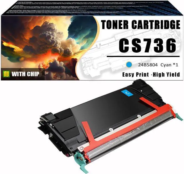Main image of CS736 24B5804 Cyan Toner Cartridge 1-Pack