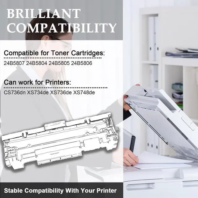 Alt view image 2 of 7 - CS736 24B5804 Cyan Toner Cartridge 1-Pack