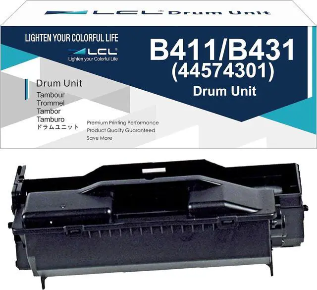Main image of LCL Compatible Drum Unit Replacement for OKI B411 B431 B412 B432 B461 44574301 for B411d B411dn B431d B431dn MB461 MB471 MB471w MB491 MB461 MB471 MB471W B412dn B432dn B512 B512dn Printer (1Pack Black)