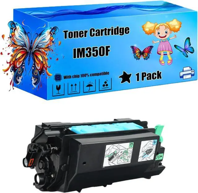 Main image of Compatible for Ricoh IM350F Toner Cartridge Work for Ricoh IM 350FSE IM 350F Printers, with Chip, High Yield 24000 Pages, High-Definition Printing (1 Pack Black)