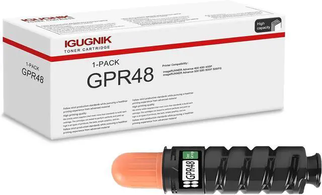Main image of 1 Pack GPR48 Black Toner Cartridge Replacement for Canon GPR48 Work with imageRUNNER Advance 400 400i 400iF 500 500i 500iF 500iFG