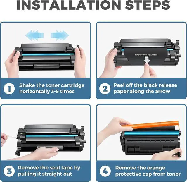 Alt view image 6 of 7 - 26A Toner Cartridge Black CF226A Compatible Pro M402 MFP M426