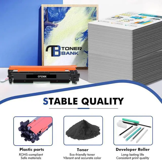 Alt view image 5 of 6 - 30X CF230X Black High Yield Toner Cartridge 30A CF230A M203dw M227fdw 2Pack