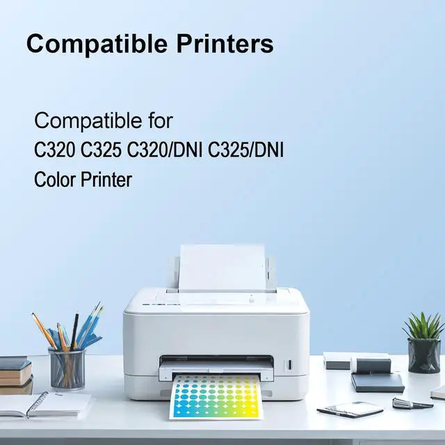 Alt view image 2 of 6 - C320 C325 Toner Cartridges High Capacity Compatible with Xerox