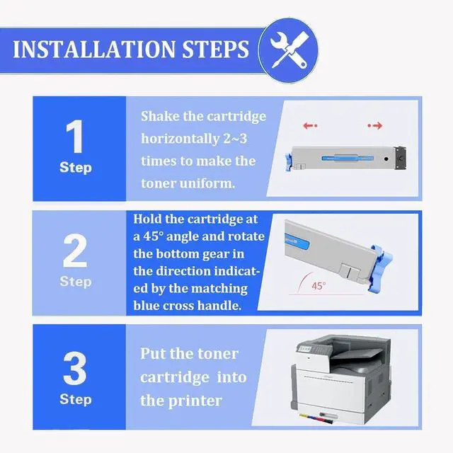 Alt view image 4 of 7 - W9170MC W9171MC W9172MC W9173MC Toner Cartridges Compatible for HP, Quality Toner for HP Color MFP E87740 E87750 E87760 E87770 Printers, 1 Black