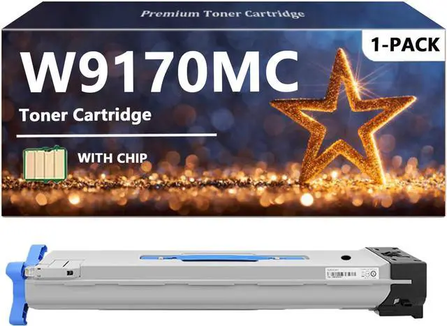 Main image of W9170MC W9171MC W9172MC W9173MC Toner Cartridges Compatible for HP, Quality Toner for HP Color MFP E87740 E87750 E87760 E87770 Printers, 1 Black