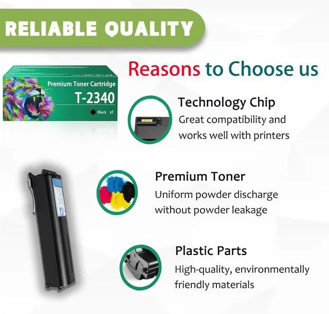 Alt view image 4 of 7 - T-2340 T-2340 T2340 T-2340U Toner Cartridge