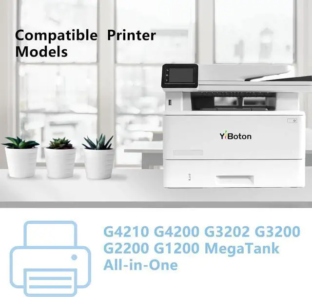 Alt view image 2 of 6 - BH-2 CH-2 Printhead Replacement for G4210 G4200 G3202 G3200 G2200 G1200 MegaTank All-in-One Printer Head Ink Cartridges Refillable 8009 and 8021 XL (Combo Packs)