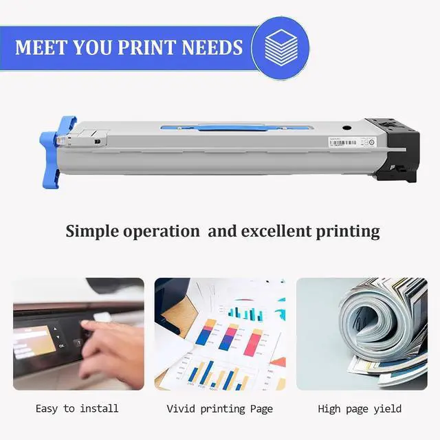 Alt view image 6 of 7 - W9170MC W9171MC W9172MC W9173MC Toner Cartridges Compatible for HP, Quality Toner for HP Color MFP E87740 E87750 E87760 E87770 Printers, 1 Black