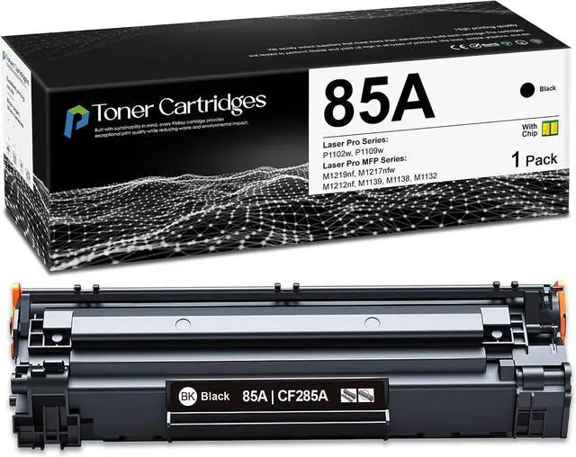Main image of 85A Toner Cartridge (1-Pack,Black) Compatible 85A CE285A Toner Cartridges Replacement for HP Laser Pro P1109w P1102w M1219nf M1217nfw M1212nf M1139 M1138 M1132 Printer