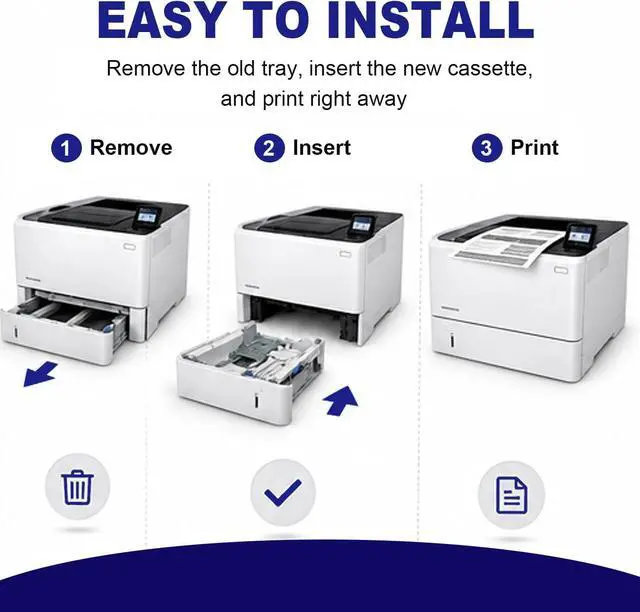 Alt view image 4 of 5 - Paper Input Tray 2, Printer Replacement Parts, Compatible with HP Color LaserJet Pro M452 Series M454 Series M455dn E45028dn, MFP M477 M479 M480f E47528f