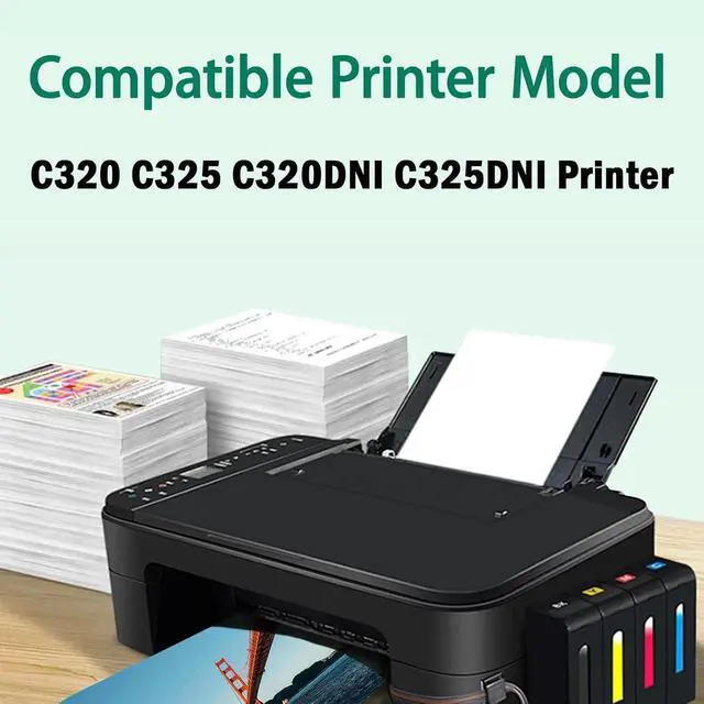 Alt view image 2 of 6 - C320 C325 Toner Cartridges for 006R04820 006R04821 006R04822 006R04823 Replacement for Xerox C320 C325 C320DNI C325DNI Printer (4 Pack Black Cyan Magenta Yellow)