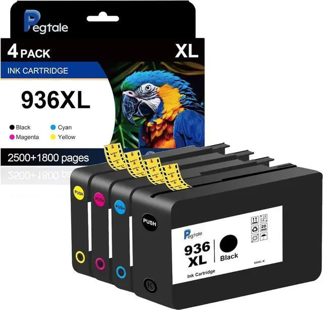 Main image of 936XL 936 XL High Yield Ink Cartridges Compatible for HP 936e XL (4 Pack)