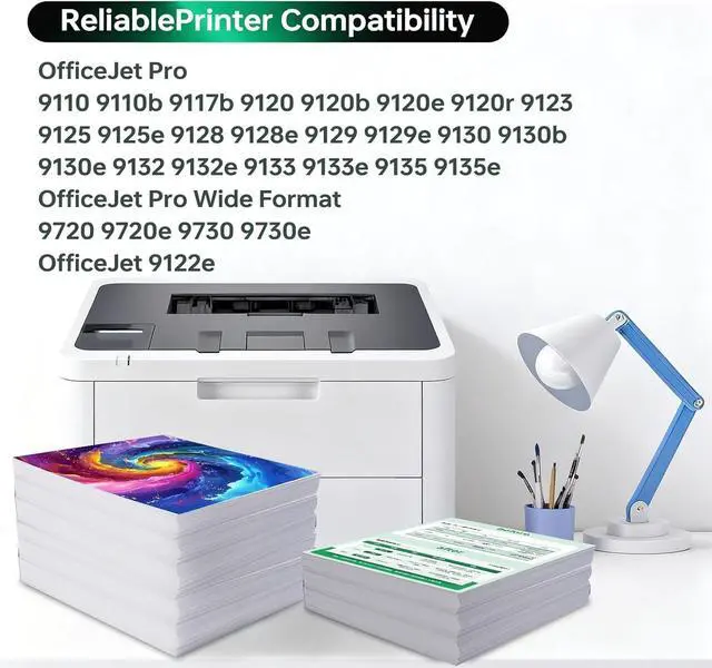 Alt view image 2 of 7 - 936XL 936 XL High Yield Ink Cartridges Compatible for HP 936e XL (4 Pack)