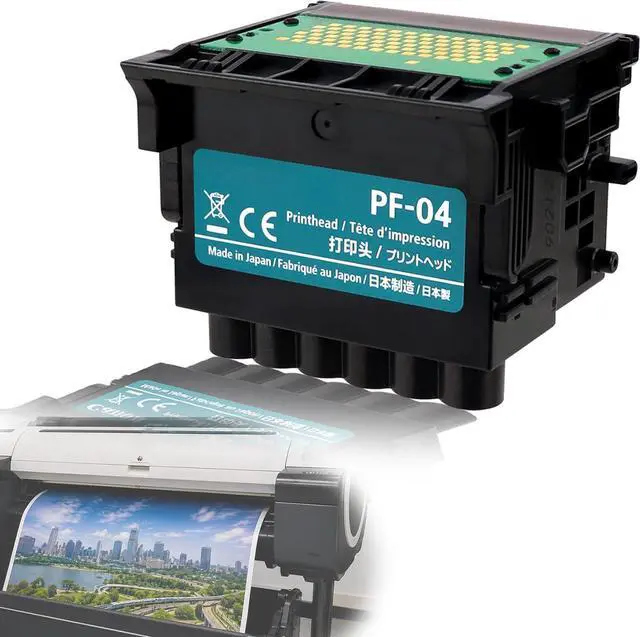 Main image of PF-04 Printhead Replacement of Canon PF-04 printhead, Compatible with IPF650 IPF655 IPF750 IPF760 IPF765 IPF755 Printer Head